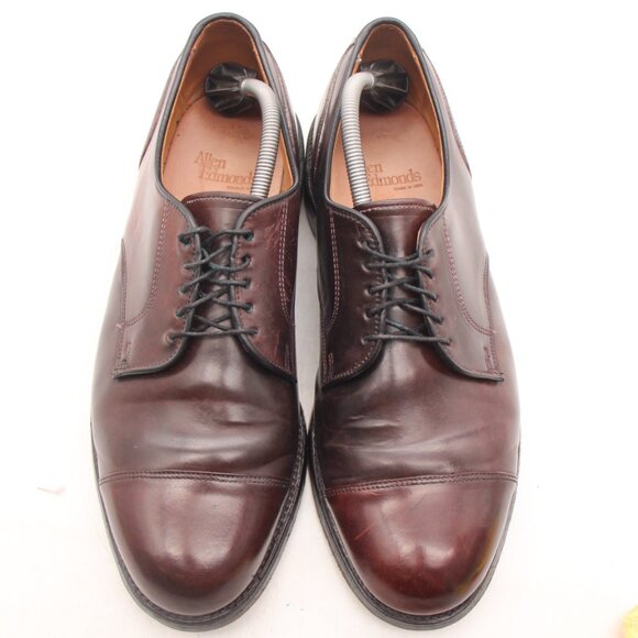 Allen Edmonds Fairgate Brown Shell Cordovan Men 10.5 EEE Cap Toe Dress Shoe USA